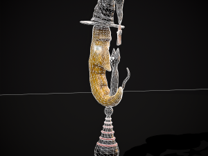 Moon and Cat 3D Модель