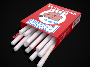 Popeye Candy Sticks 3D Model