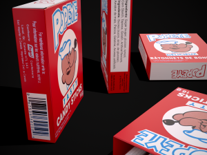 Popeye Candy Sticks 3D Model