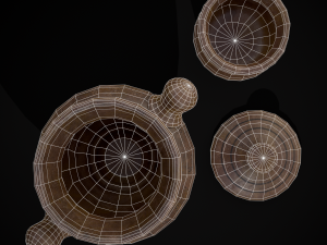 Engraved Earthenware Bean Pot Modelo 3D