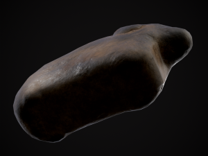Medieval Stone Bull Modello 3D
