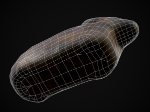 Medieval Stone Bull Modello 3D
