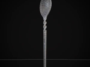 Iron Utensils Set 3D Model