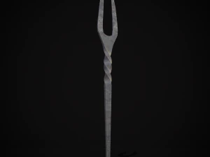 Iron Utensils Set 3D Model