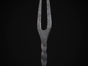 Iron Utensils Set 3D Model