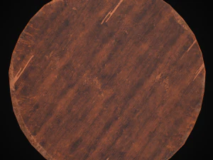 Round Worn Medieval Table 3D Model