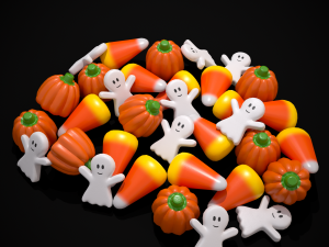Ghost Candy Halloween Mix Modèle 3D