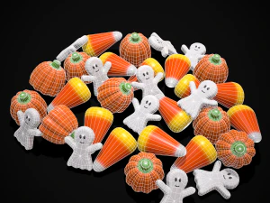 Ghost Candy Halloween Mix 3D Model
