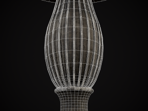 Round Garden Table 3D 모델