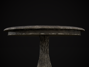 Round Garden Table 3D 모델