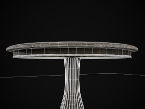 Round Garden Table 3D 모델