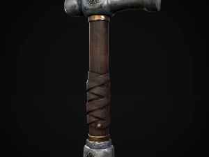 화려한 볼핀 해머 3D 모델