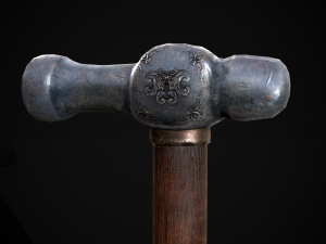 Ornate Ball Peen Hammer Model 3D
