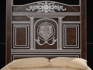 Renaissance Canopy Bed 3D Model