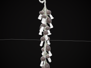 Hanging Red Onions Modello 3D