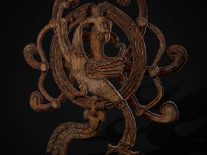 Ulga Drewnianego Feniksa Model 3D