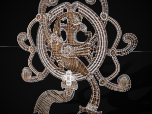 Bantuan Kayu Phoenix Model 3D