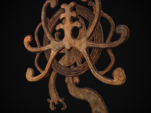 Bantuan Kayu Phoenix Model 3D