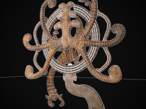 Bantuan Kayu Phoenix Model 3D