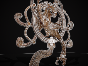 Bantuan Kayu Phoenix Model 3D