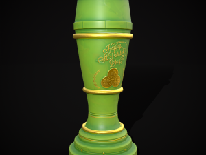 St Patricks Day Beer Mug 3D-Modell