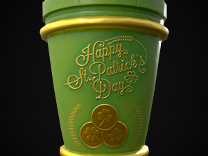 St Patricks Day Beer Mug Model 3D