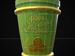 St Patricks Day Beer Mug Model 3D