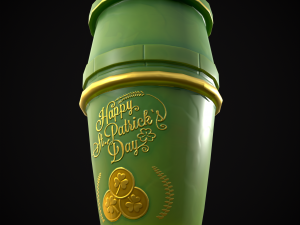 St Patricks Day Beer Mug Model 3D