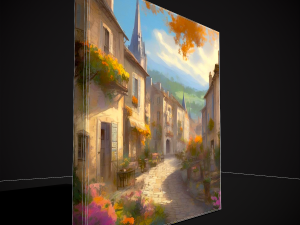 French Renaissance Painting Four 3D Model