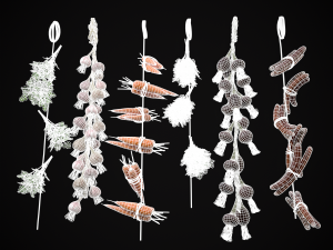 Six Hanging Food Stuffs 3D 모델