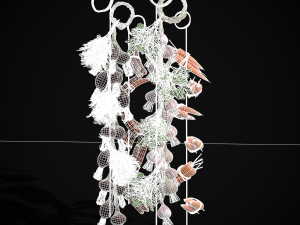 Six Hanging Food Stuffs 3D 모델
