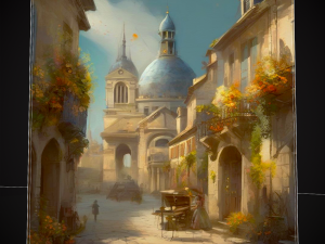 French Renaissance Painting Three 3Dモデル