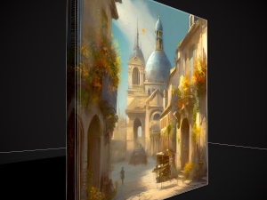 French Renaissance Painting Three 3Dモデル