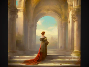 French Renaissance Painting Two 3D Model