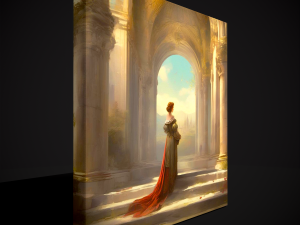 French Renaissance Painting Two 3D मॉडल