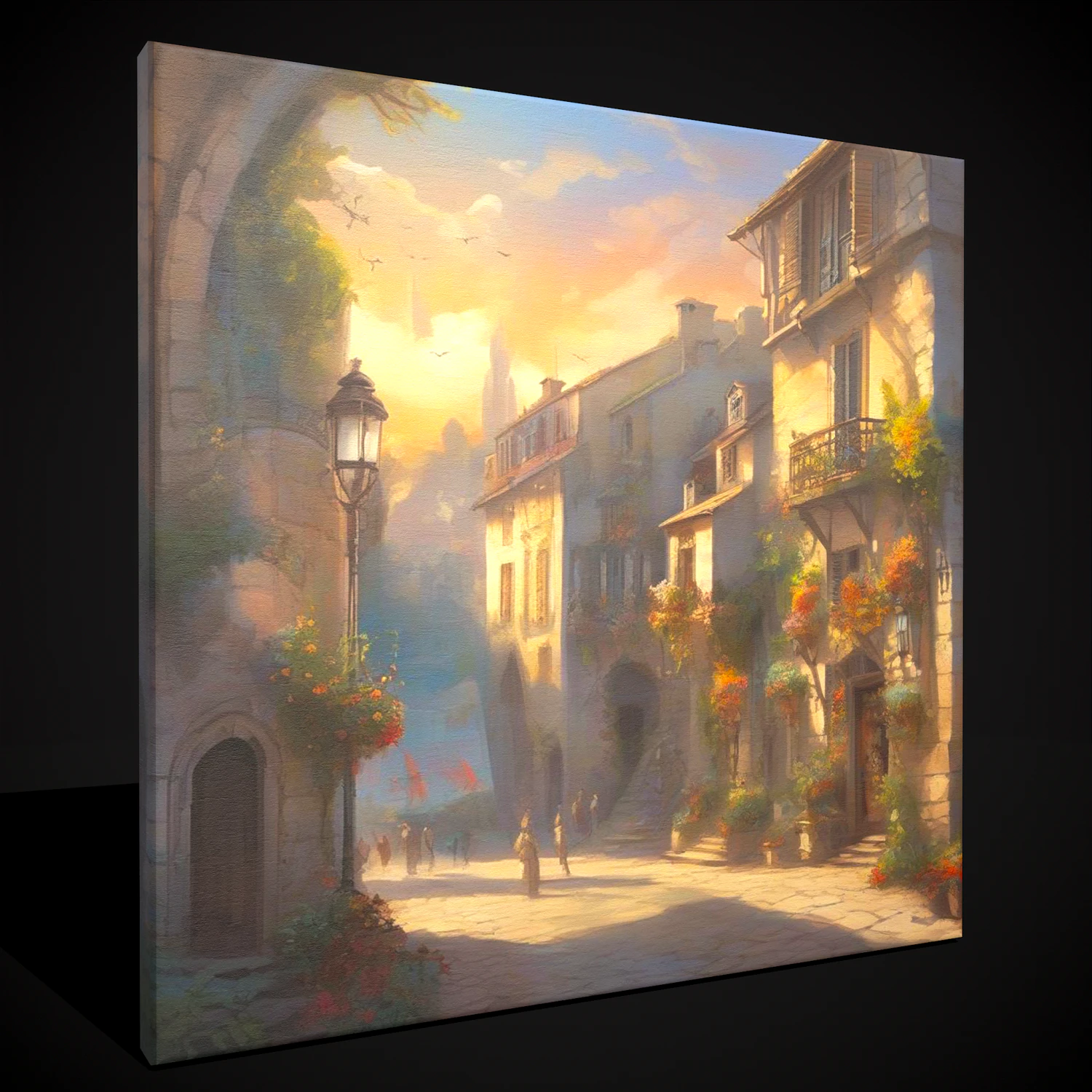 French Renaissance Painting One 3D Model .c4d .max .obj .3ds .fbx .stl .blend 