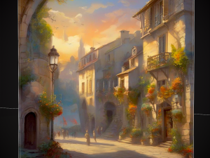 French Renaissance Painting One 3D 模型