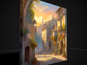 French Renaissance Painting One 3D 模型