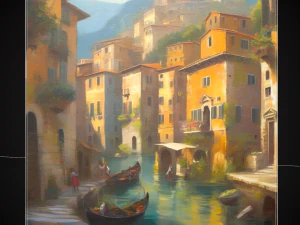 Italian Renaissance Painting Two 3D Model
