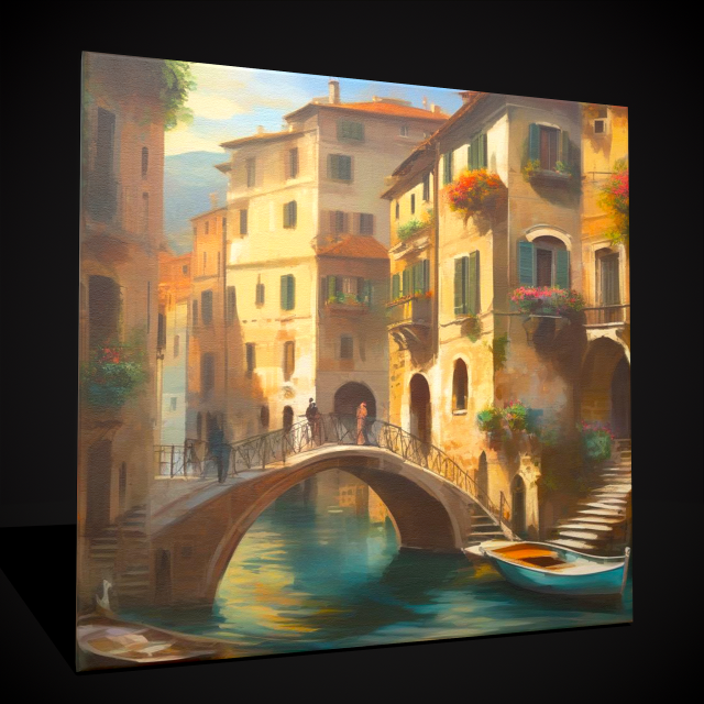 Italian Renaissance Painting One 3D 모델 .c4d .max .obj .3ds .fbx .stl .blend 
