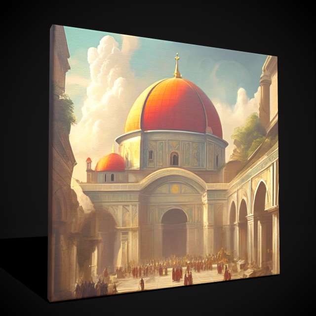Medieval Painting Two 3D-Modell .c4d .max .obj .3ds .fbx .stl .blend 