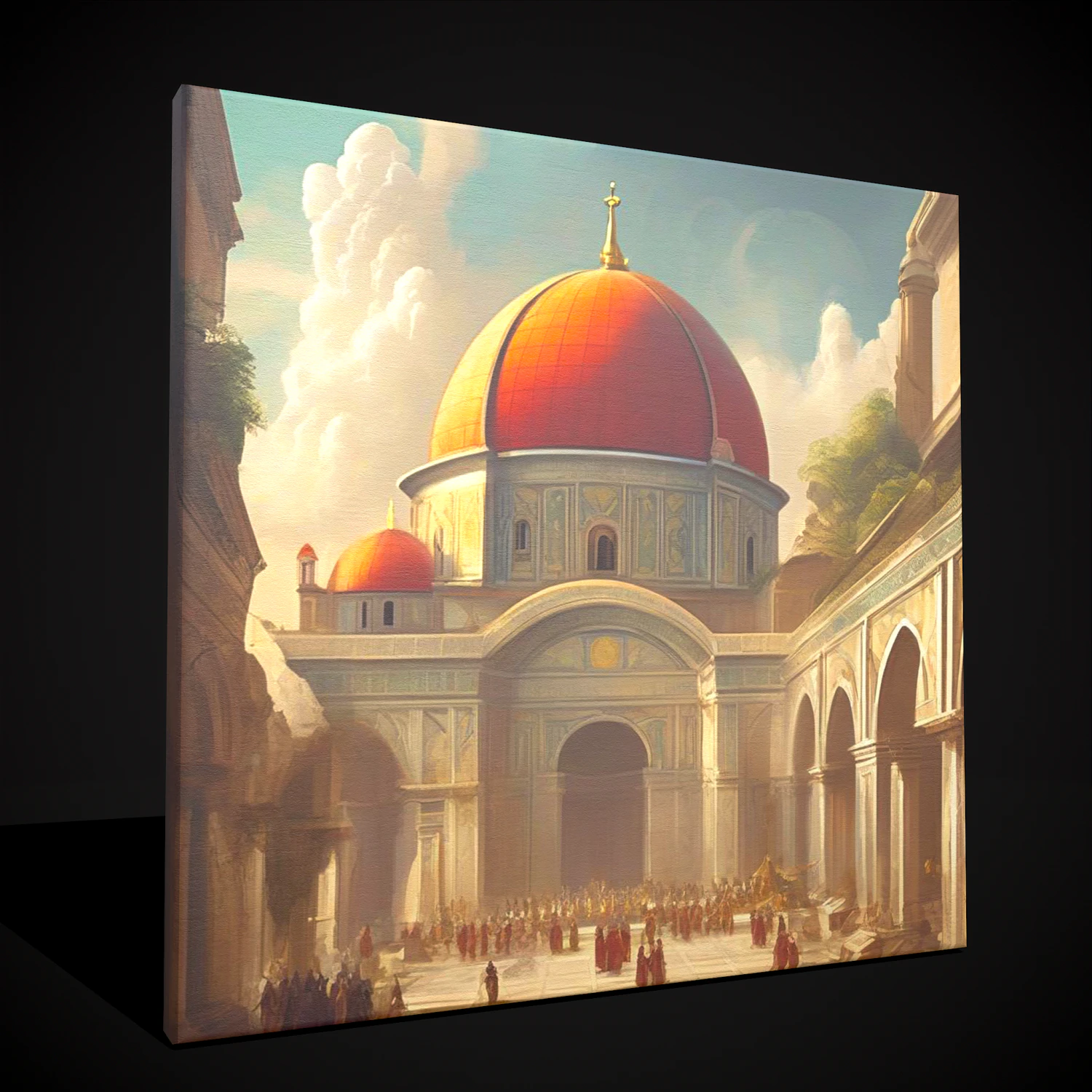 Medieval Painting Two 3D Model .c4d .max .obj .3ds .fbx .stl .blend