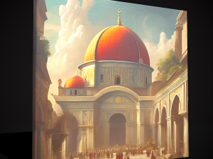 Medieval Painting Two 3D Модель