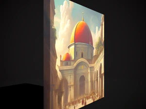 Medieval Painting Two 3D Model