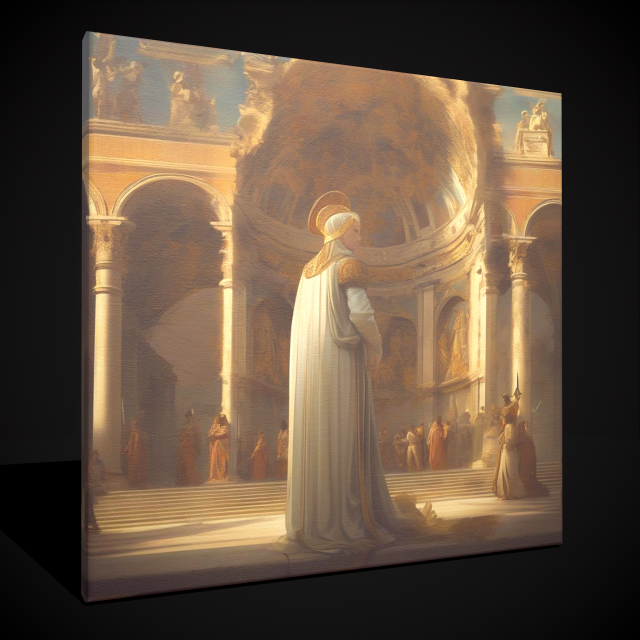 Medieval Painting One 3D 模型 .c4d .max .obj .3ds .fbx .stl .blend 