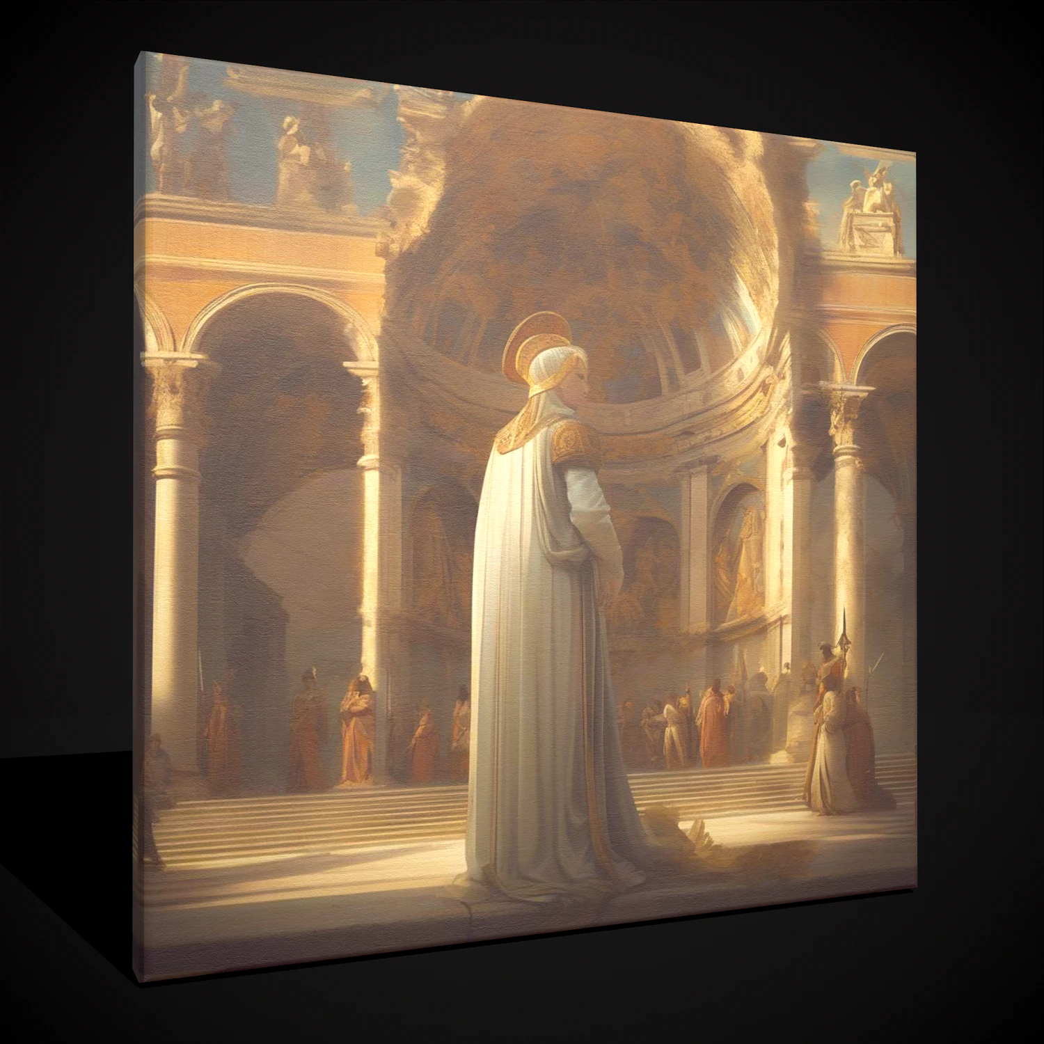 Medieval Painting One 3D Model .c4d .max .obj .3ds .fbx .stl .blend 