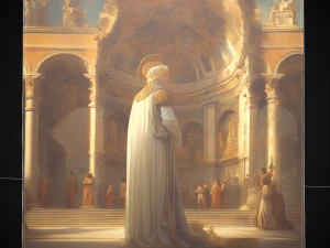 Medieval Painting One 3D Model