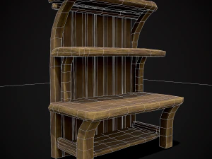 Workshop Shelf 3D Model