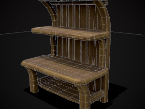 Workshop Shelf 3D Модель