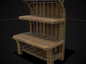 Workshop Shelf 3D Model